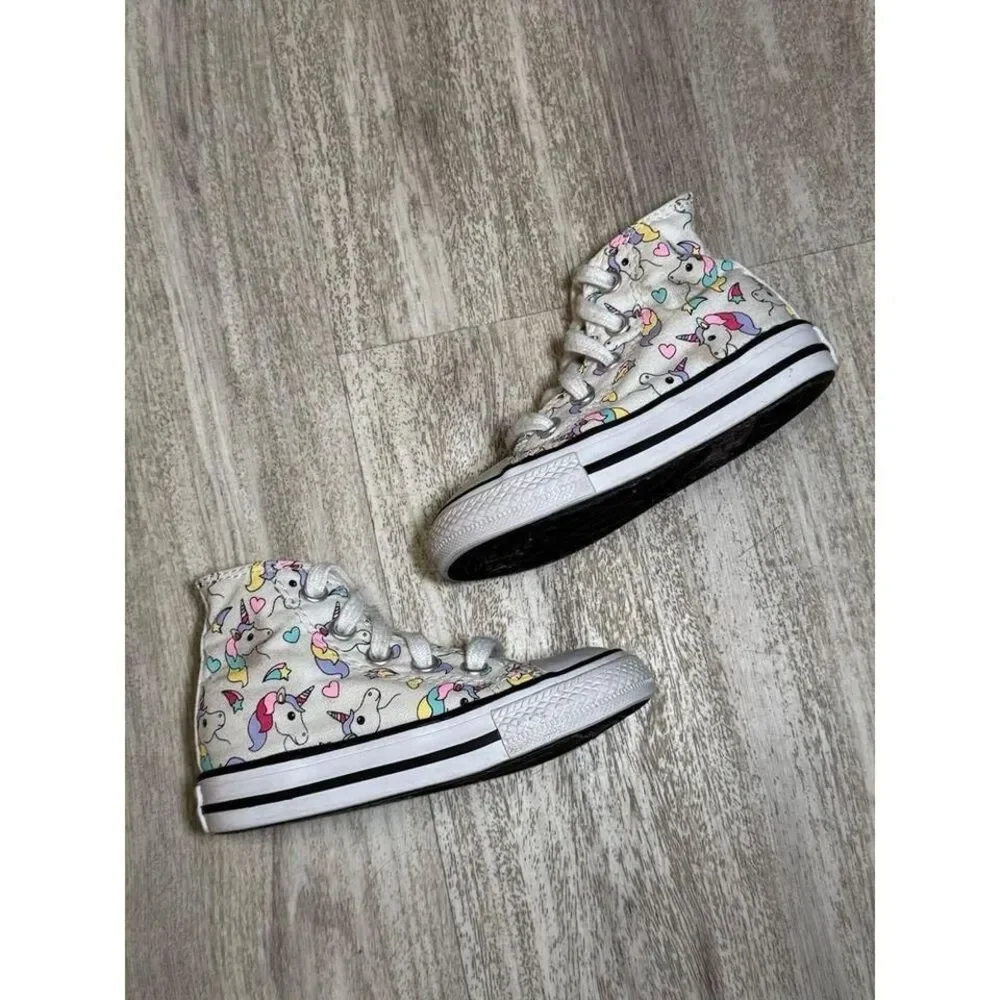 Converse Unicorn Girls Hi‎ Tops Shoes Sneakers kids size 5